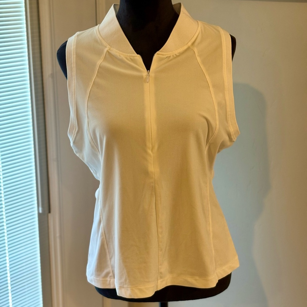 Savvi Courtney Tank - half zip